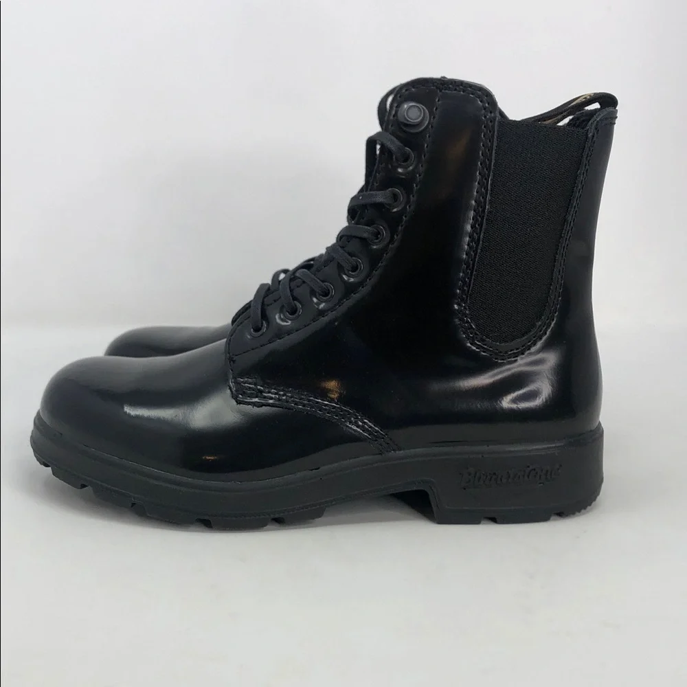 Blundstone Black Leather Women’s Chelsea Lug Boots - Size 6.5